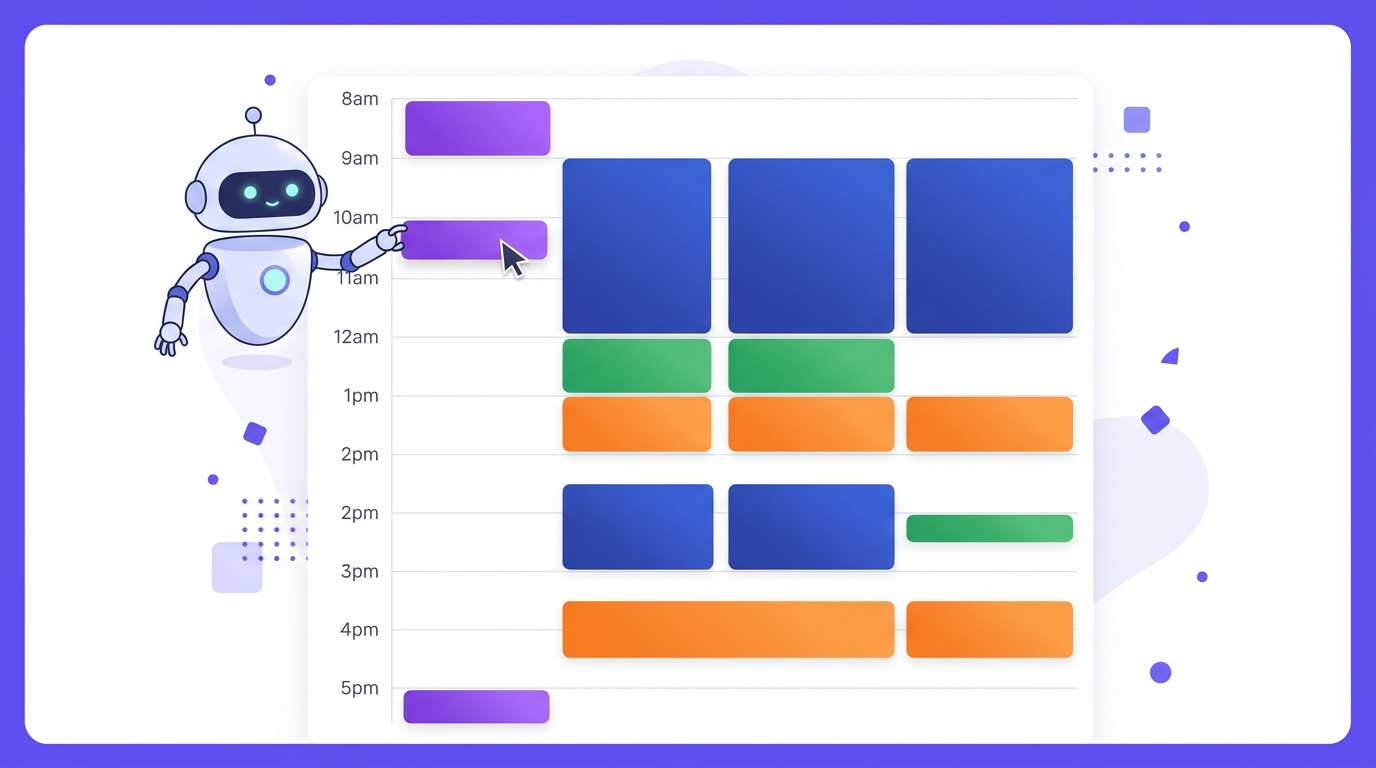Smart AI time-blocking for daily planning