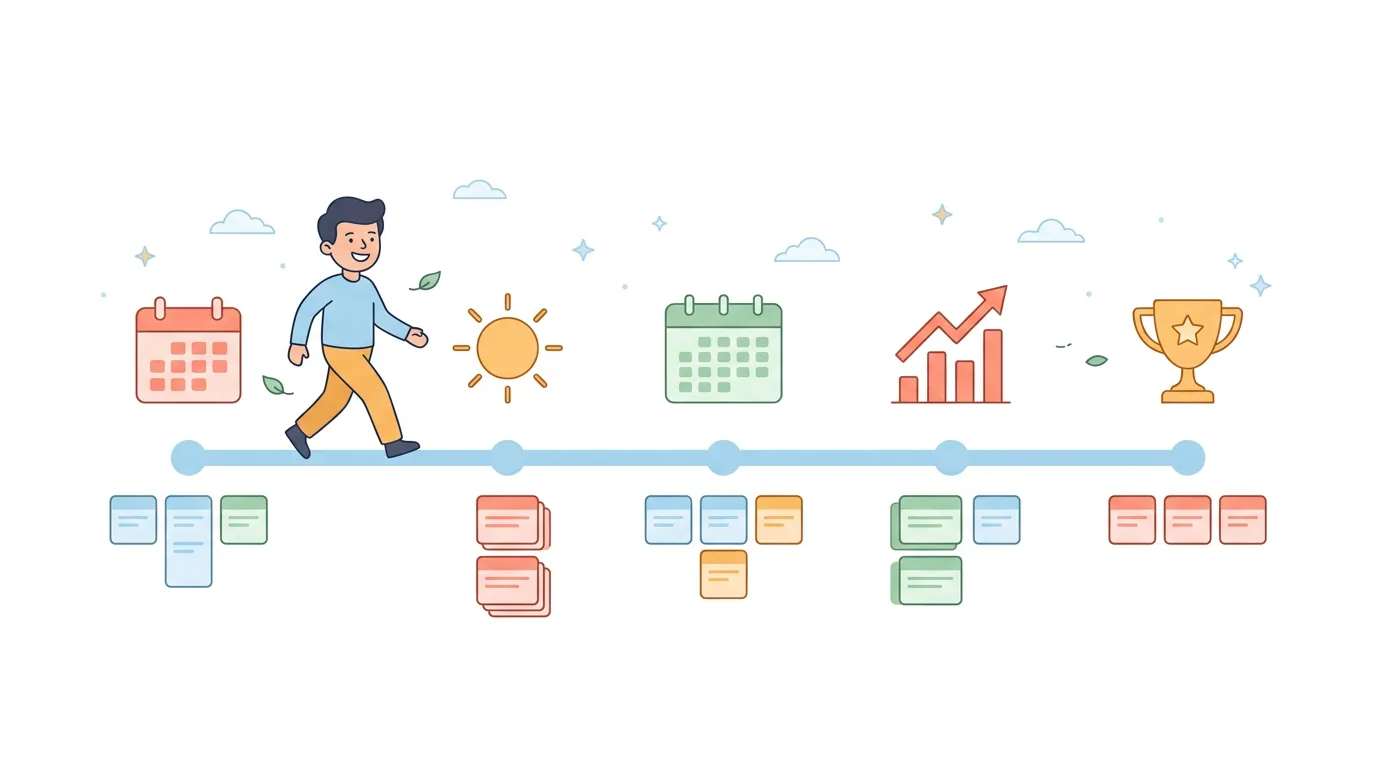 Timeline-based onboarding phases