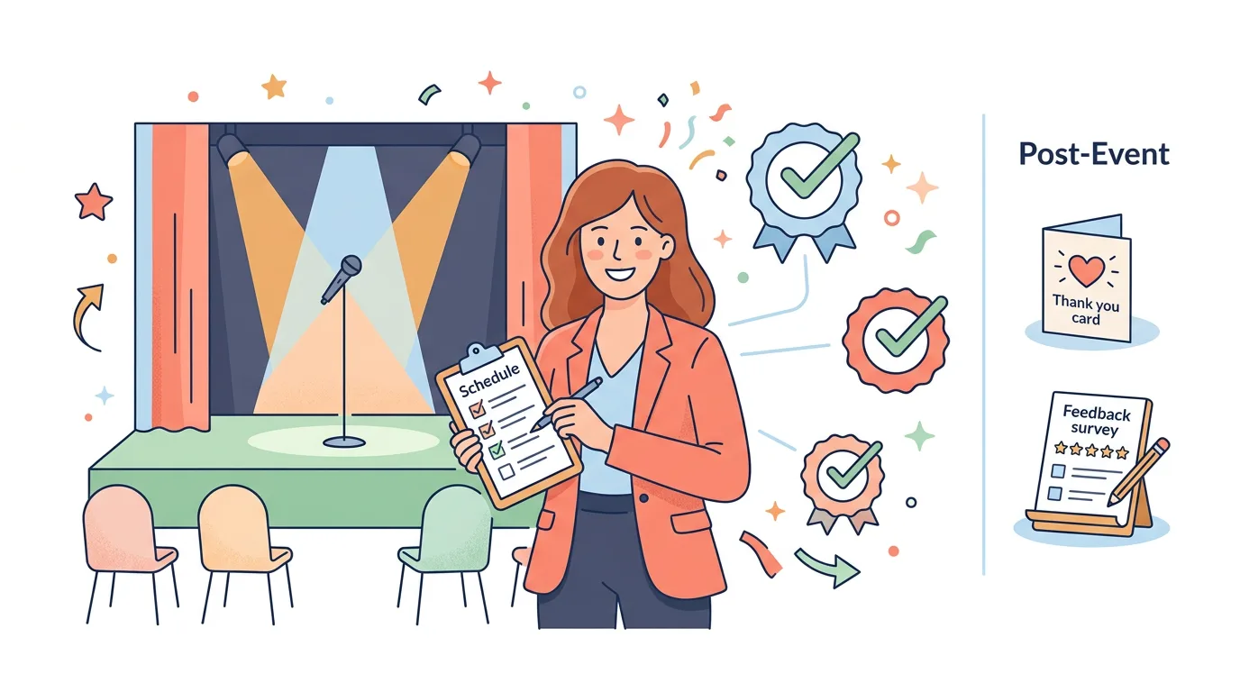 Day-of execution and post-event follow-up
