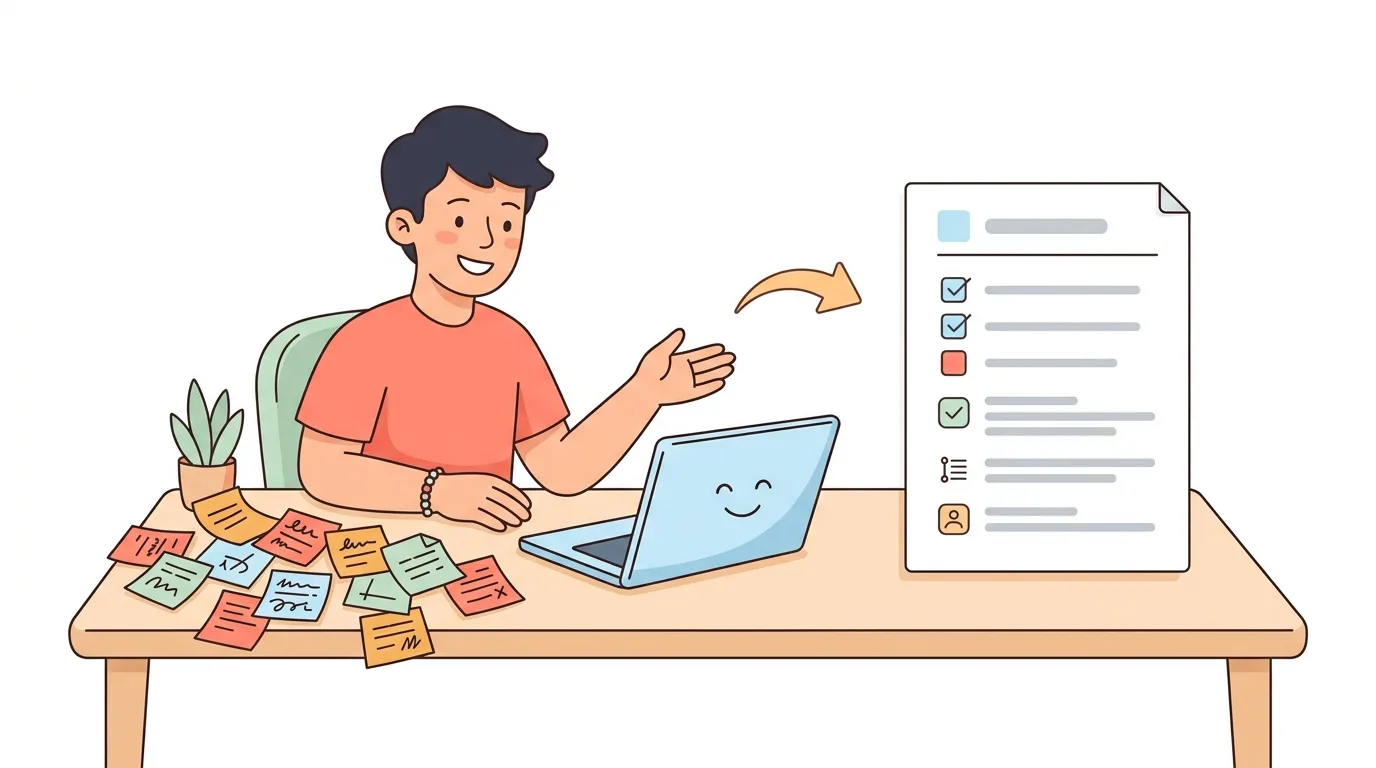 AI incident report process from rough notes to corrective actions