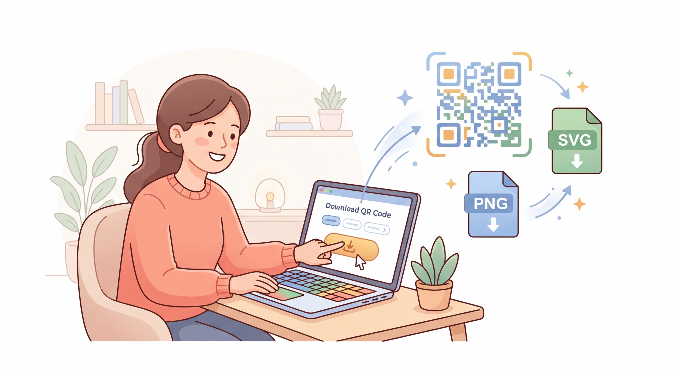 QR Code Download and Export