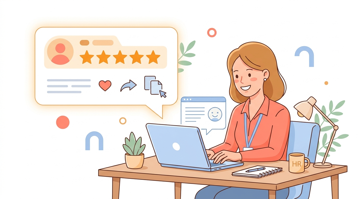 Professional public review response generation