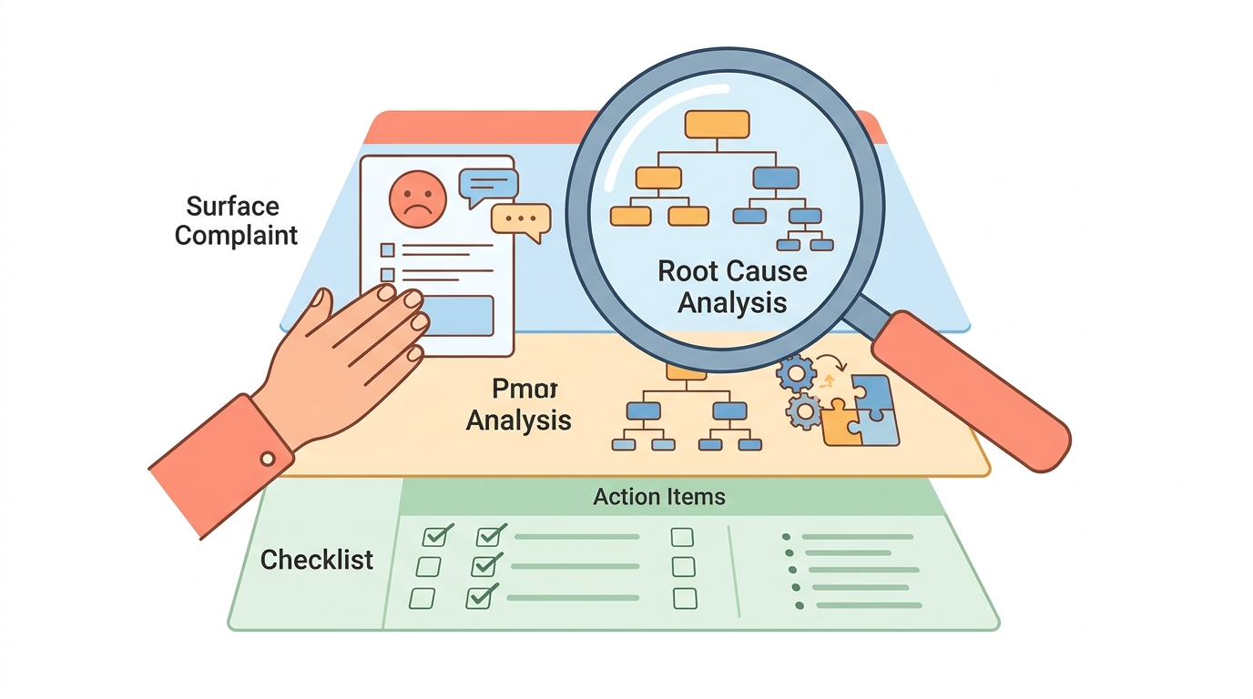 Root cause analysis from customer reviews