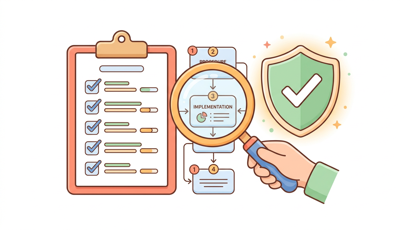 Clear step-by-step procedure with verification